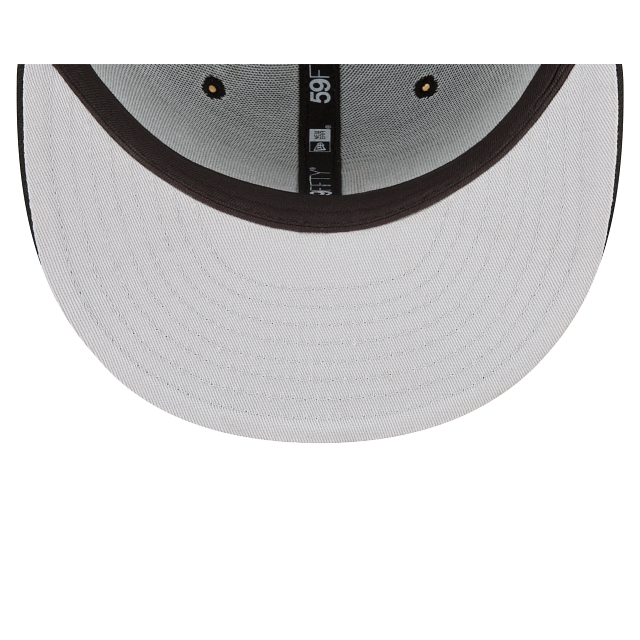 Athletics Sidepatch Black 59FIFTY Fitted Hat