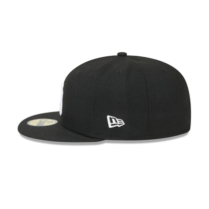 New York Yankees Sidepatch Black 59FIFTY Fitted Hat