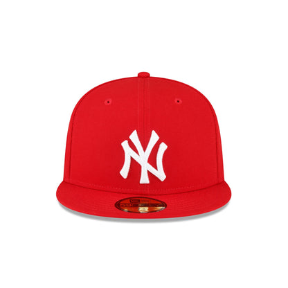 New York Yankees Sidepatch Red 59FIFTY Fitted Hat