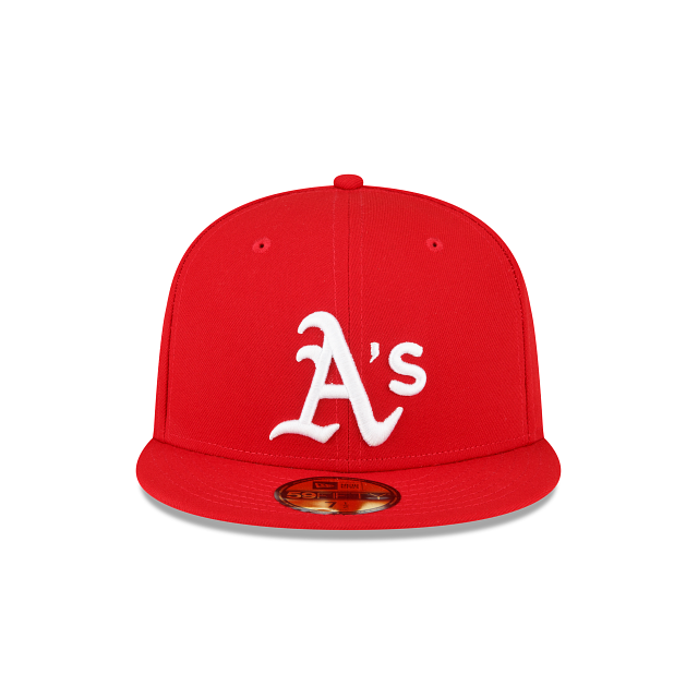 Athletics Sidepatch Red 59FIFTY Fitted Hat