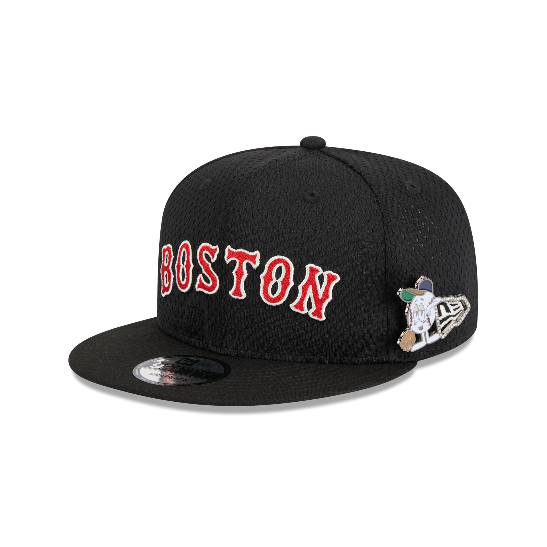 Boston Red Sox Post-Up Pin 9FIFTY Snapback Hat