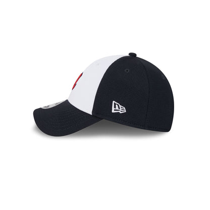 Atlanta Braves 2025 Batting Practice White 9FORTY Stretch-Snap Hat