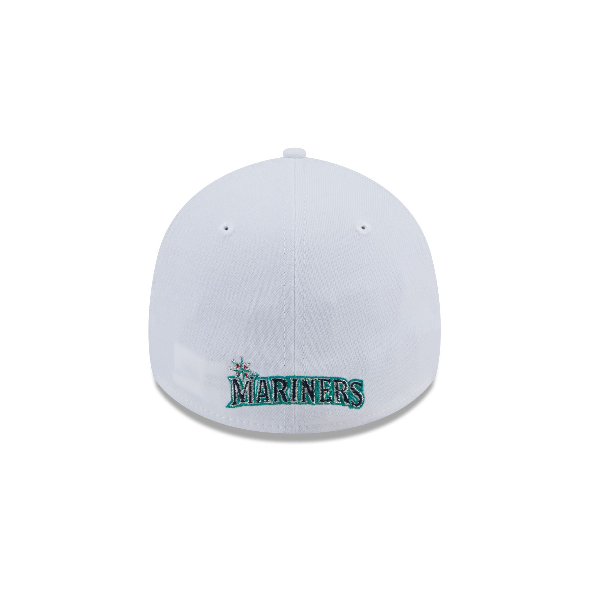 Seattle Mariners Optic White 39THIRTY Stretch Fit Hat