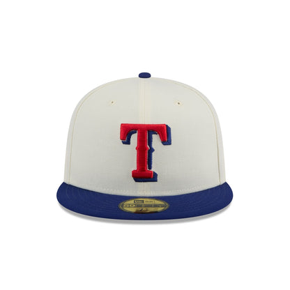 Texas Rangers Chrome 59FIFTY Fitted Hat