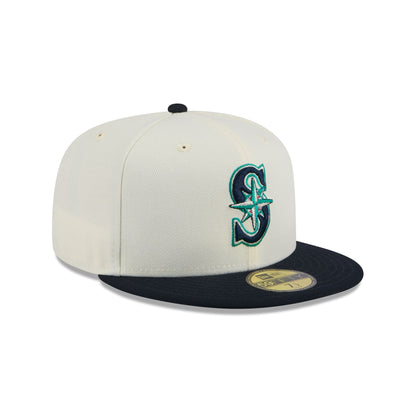 Seattle Mariners Chrome 59FIFTY Fitted Hat