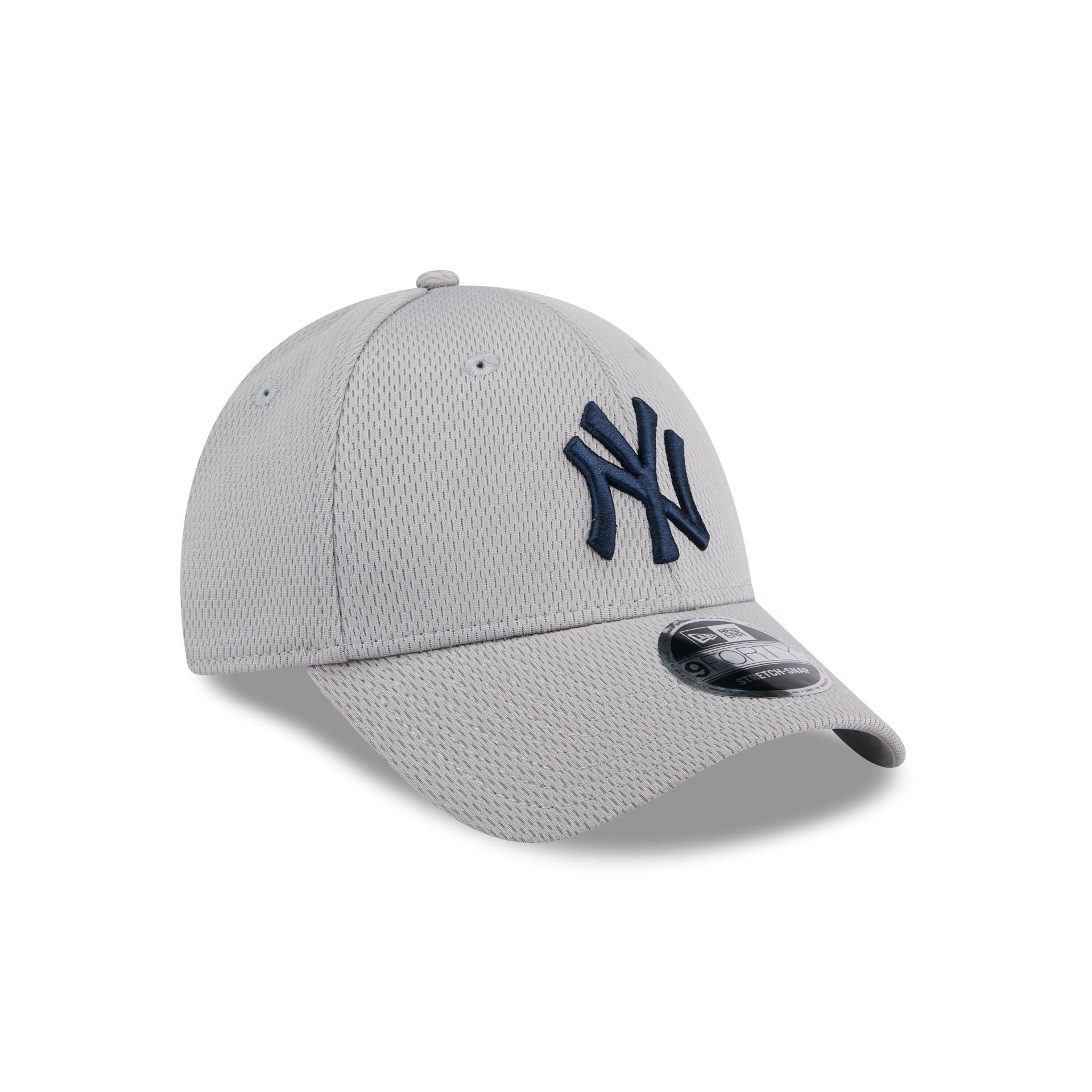 New York Yankees Gray 9FORTY Stretch-Snap Hat
