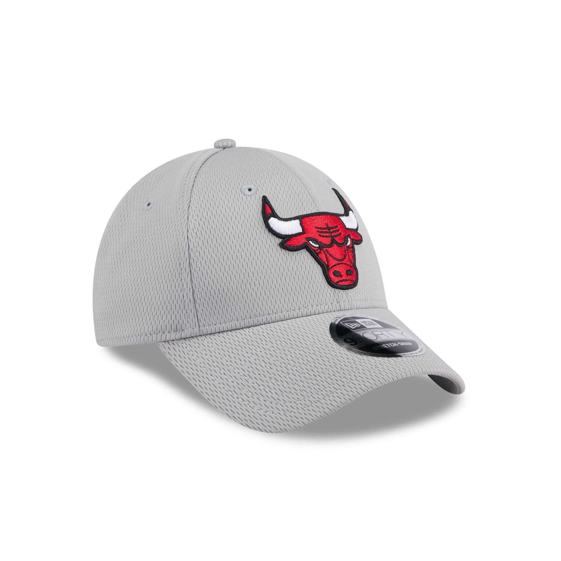 Chicago Bulls Gray 9FORTY Stretch-Snap Hat