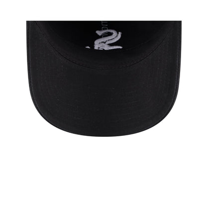 Chicago White Sox Black 9TWENTY Adjustable Hat
