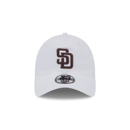 San Diego Padres White 9TWENTY Adjustable Hat