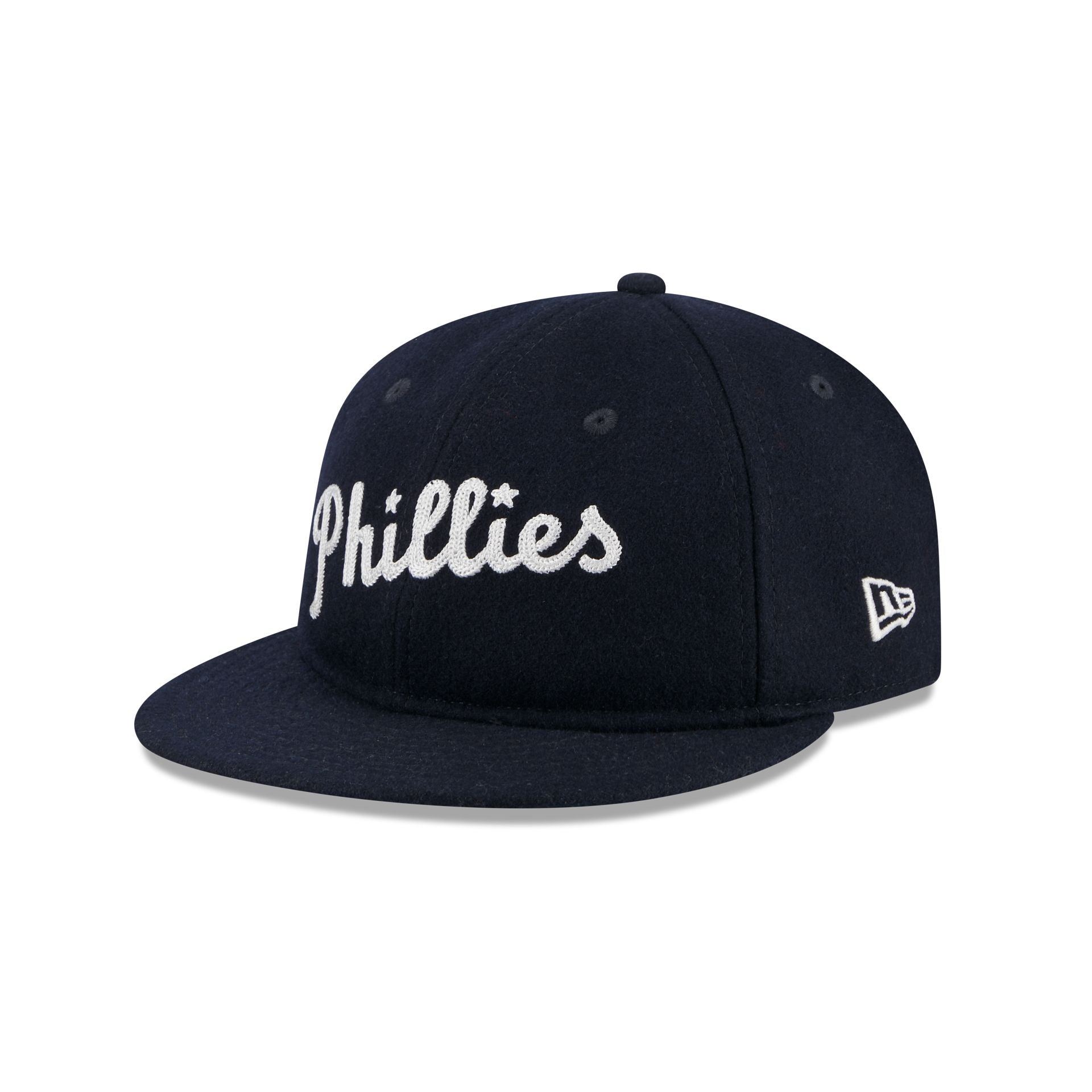 Philadelphia Phillies Melton Wool Retro Crown 9FIFTY Strapback Hat