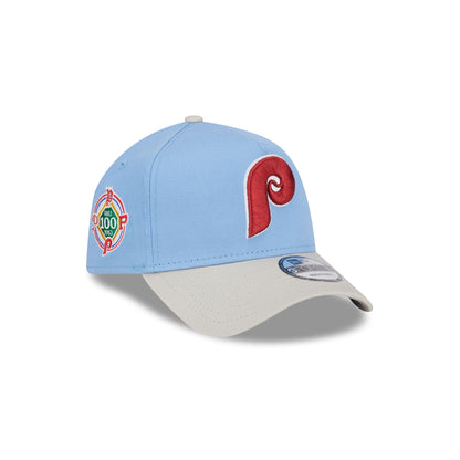 Philadelphia Phillies Coop Logo Select 9FORTY A-Frame Snapback Hat