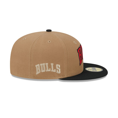 Chicago Bulls Classic 8-Bit Wordmark 59FIFTY Fitted Hat