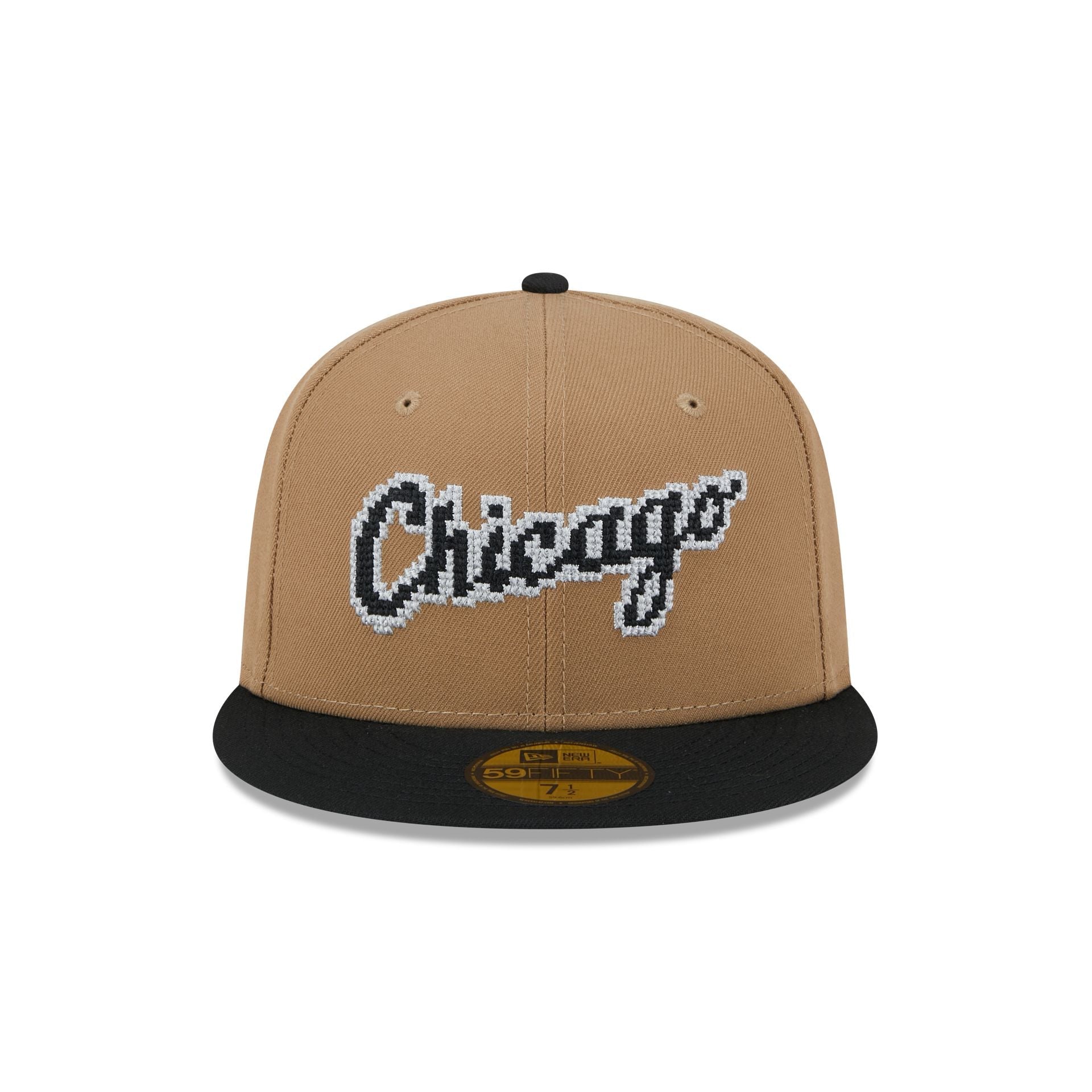 Chicago White Sox Classic 8-Bit Wordmark 59FIFTY Fitted Hat