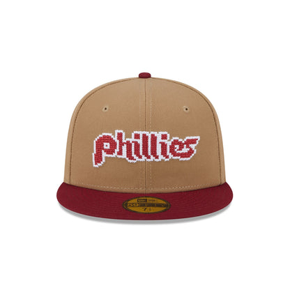 Philadelphia Phillies Classic 8-Bit Wordmark 59FIFTY Fitted Hat