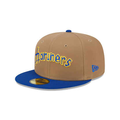 Seattle Mariners Classic 8-Bit Wordmark 59FIFTY Fitted Hat