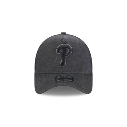 Philadelphia Phillies Logo Essentials Black 9FORTY A-Frame Snapback Hat