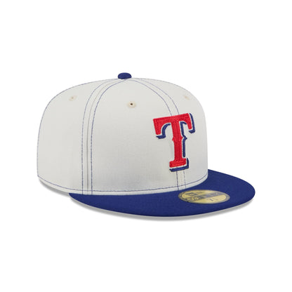 Texas Rangers Sandy Linen 59FIFTY Fitted Hat