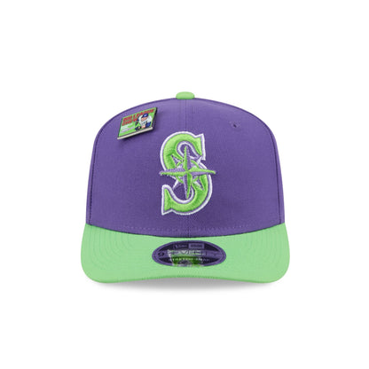 Big League Chew X Seattle Mariners Swingin' Sour Apple 9SEVENTY Stretch-Snap Hat