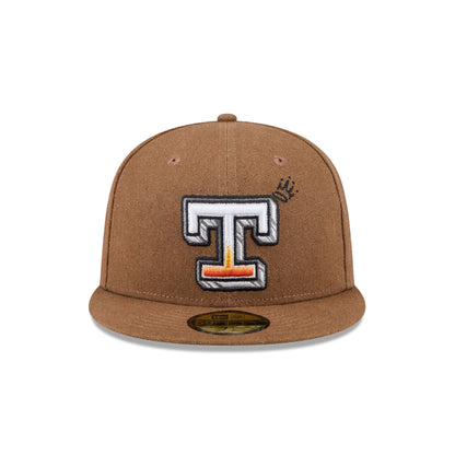Texas Rangers Logo Scribble 59FIFTY Fitted Hat