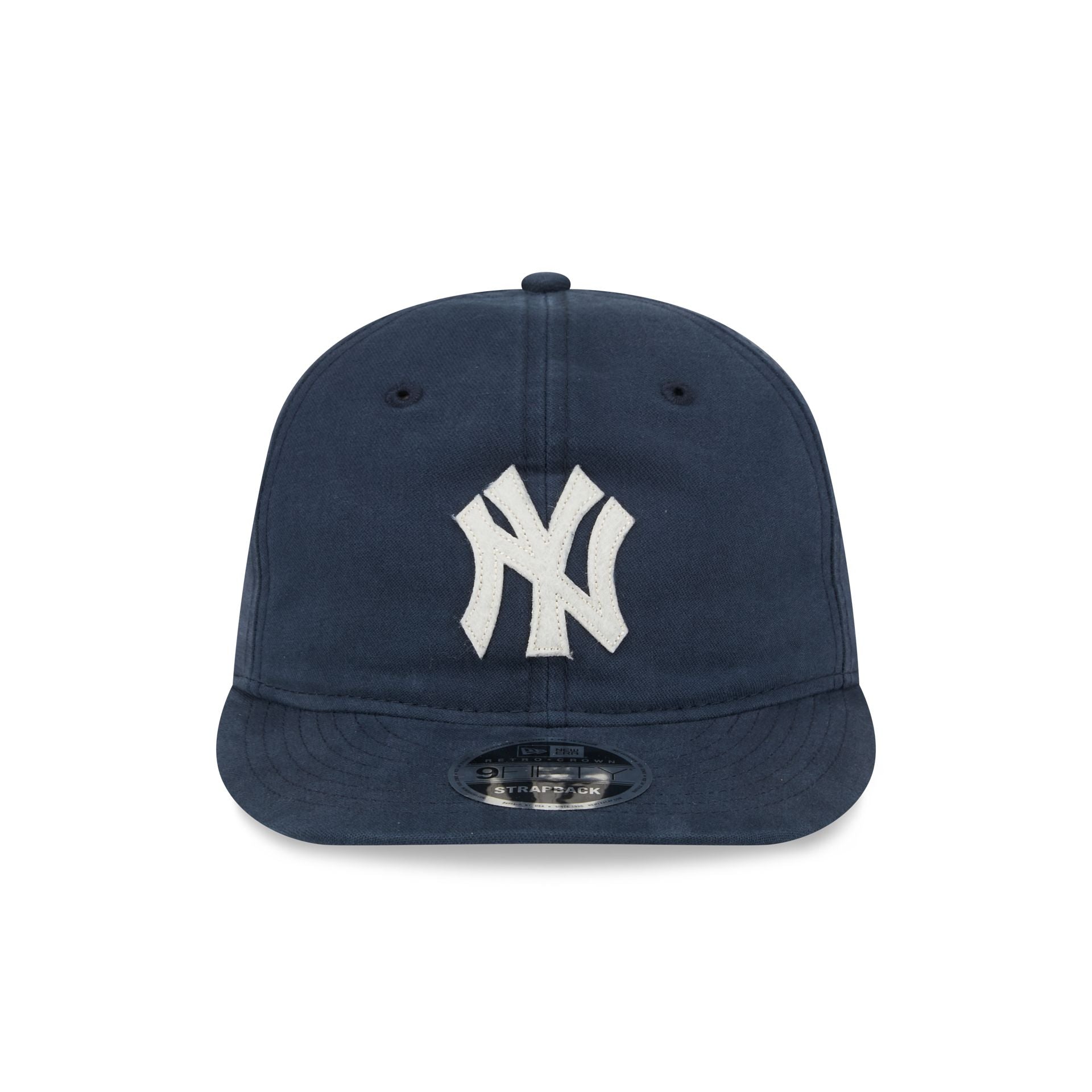 New York Yankees Canvas Felt Retro Crown 9FIFTY Strapback Hat