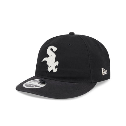 Chicago White Sox Canvas Felt Retro Crown 9FIFTY Strapback Hat