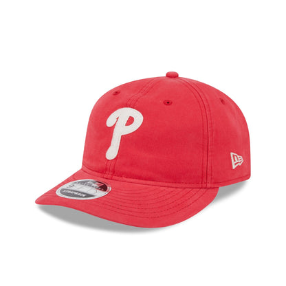 Philadelphia Phillies Canvas Felt Retro Crown 9FIFTY Strapback Hat