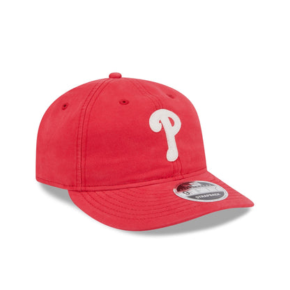 Philadelphia Phillies Canvas Felt Retro Crown 9FIFTY Strapback Hat