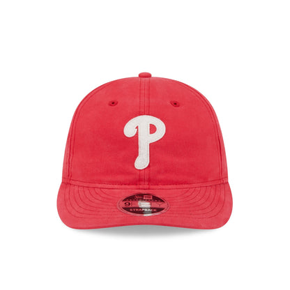 Philadelphia Phillies Canvas Felt Retro Crown 9FIFTY Strapback Hat