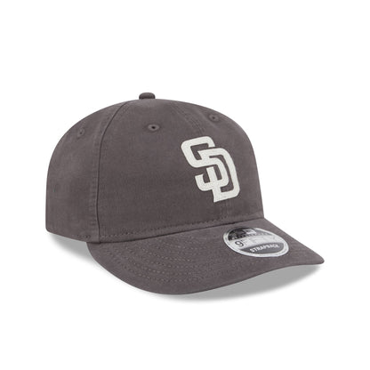 San Diego Padres Canvas Felt Retro Crown 9FIFTY Strapback Hat
