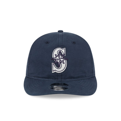 Seattle Mariners Canvas Felt Retro Crown 9FIFTY Strapback Hat