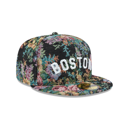 Boston Red Sox Jacquard Pattern 59FIFTY Fitted Hat