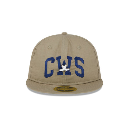 Chicago White Sox Logo Pin Retro Crown 59FIFTY Fitted Hat