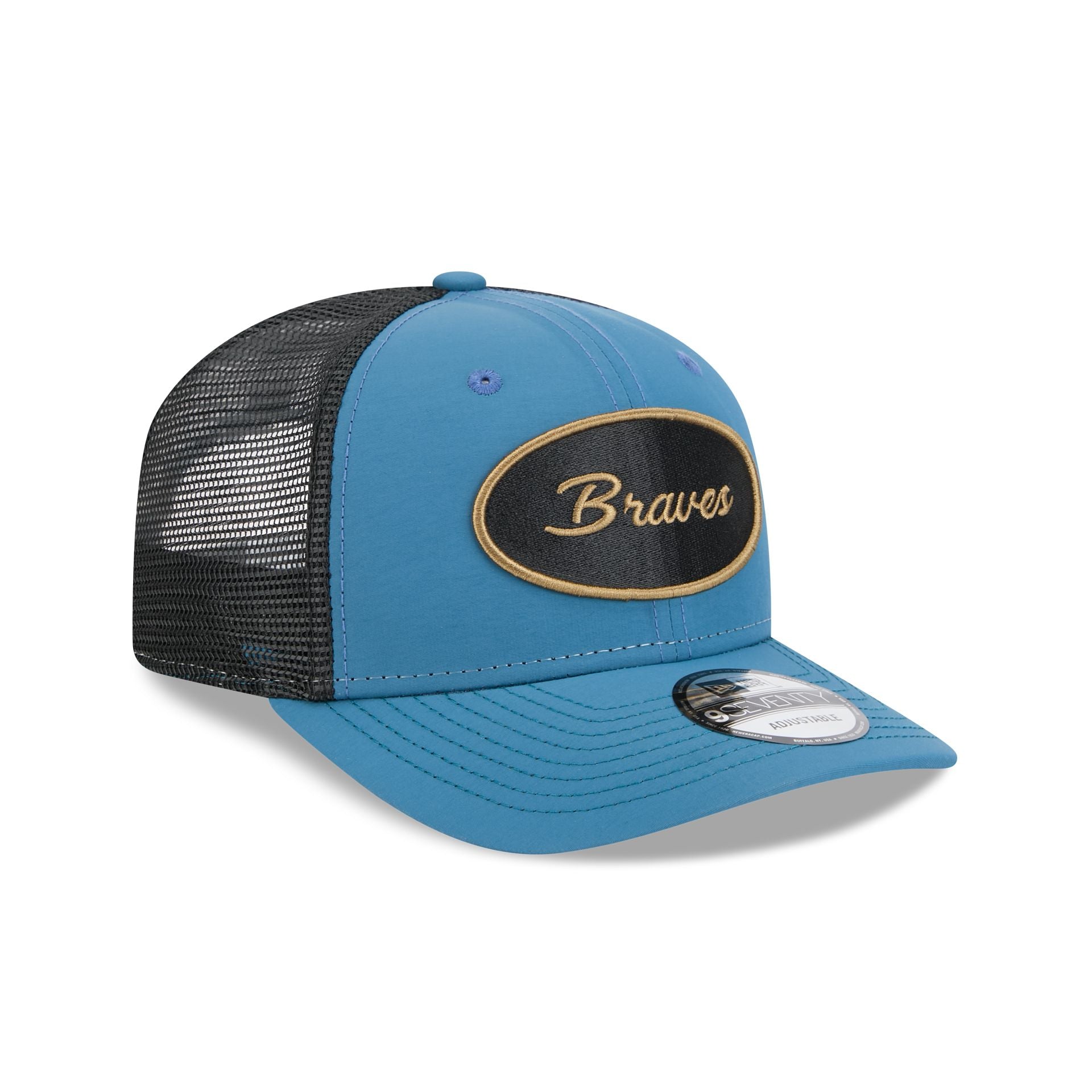 Atlanta Braves Indigo 9SEVENTY Trucker Hat