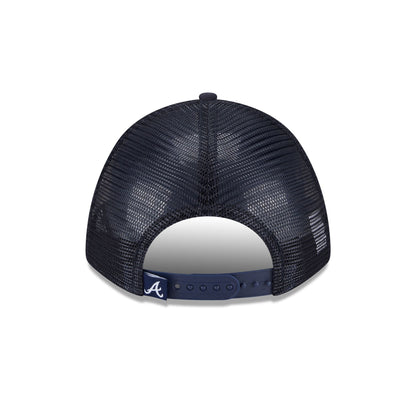 Atlanta Braves Tonal Patch 9FORTY M-Crown A-Frame Trucker Hat