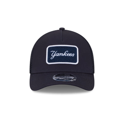 New York Yankees Tonal Patch 9FORTY M-Crown A-Frame Trucker Hat
