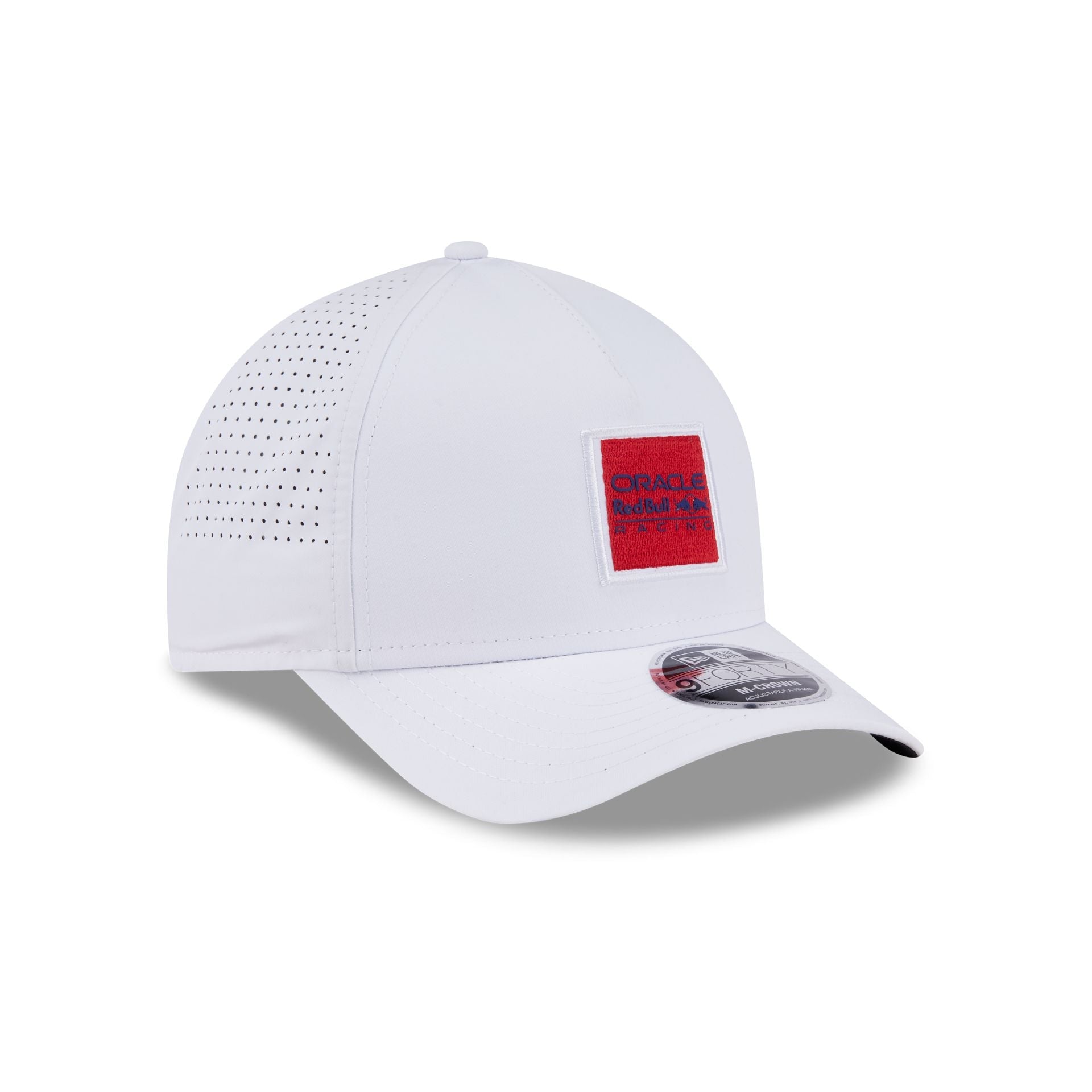 Oracle Red Bull Racing Optic White 9FORTY M-Crown A-Frame Snapback Hat