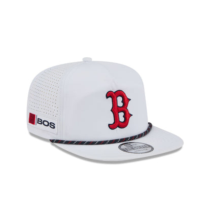 Boston Red Sox Optic White Performance Rope Golfer Hat