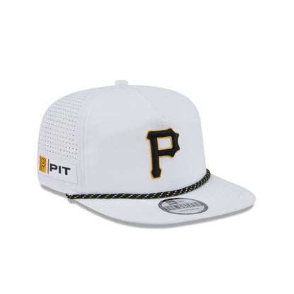Pittsburgh Pirates Optic White Performance Rope Golfer Hat