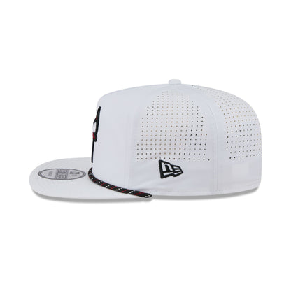 Chicago Bulls Optic White Performance Rope Golfer Hat