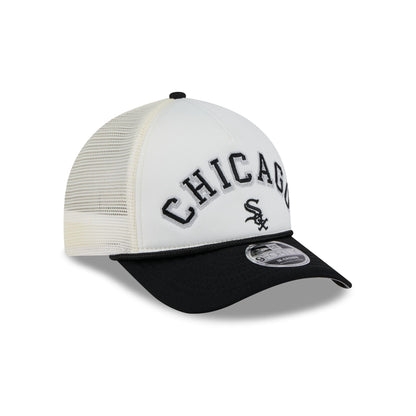Chicago White Sox Chrome Arch 9FORTY M-Crown A-Frame Trucker Hat