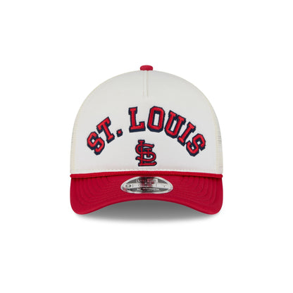 St. Louis Cardinals Chrome Arch 9FORTY M-Crown A-Frame Trucker Hat