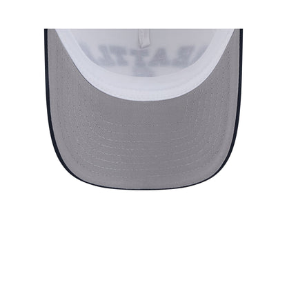 Seattle Mariners Chrome Arch 9FORTY M-Crown A-Frame Trucker Hat