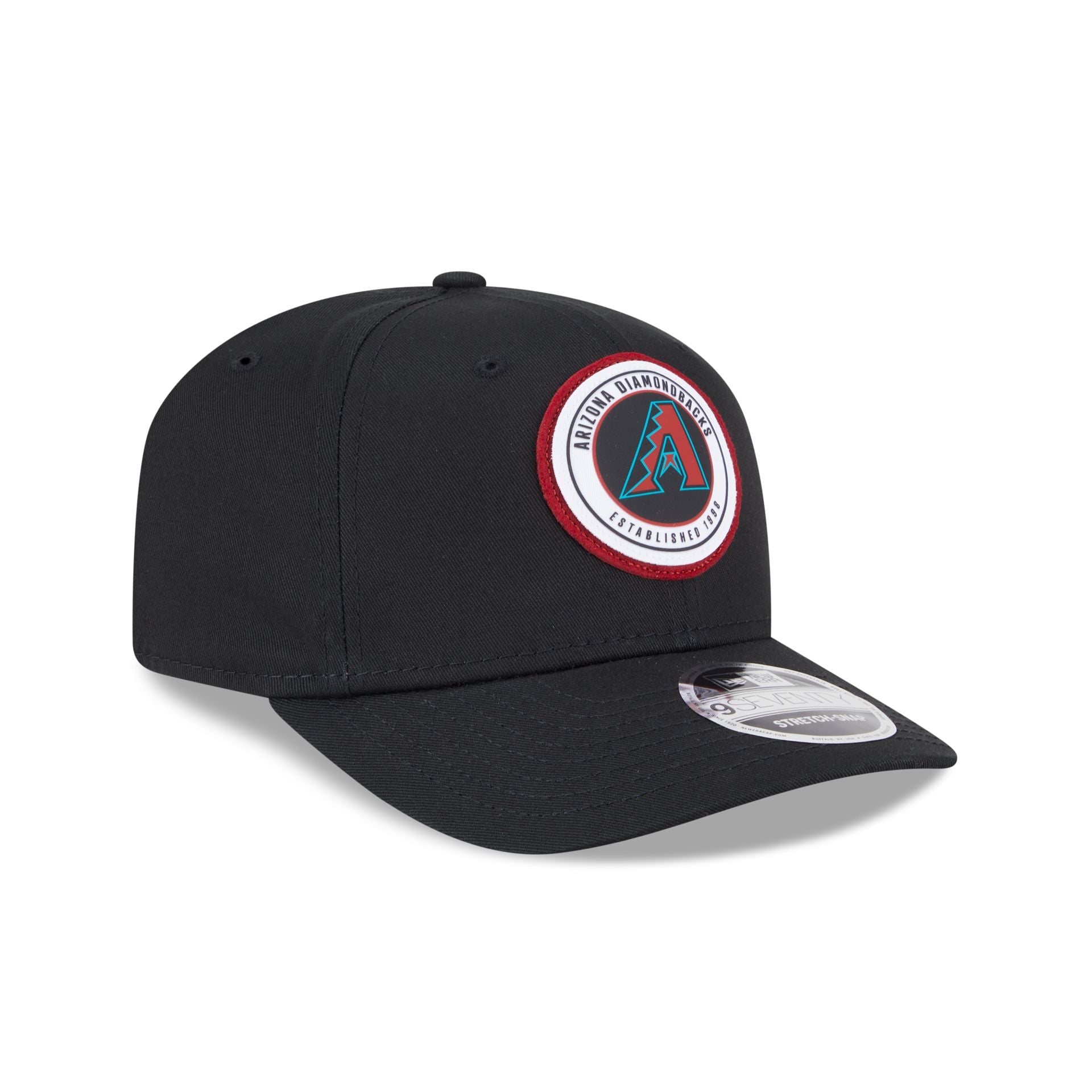 Arizona Diamondbacks Circle Patch 9SEVENTY Stretch-Snap Hat