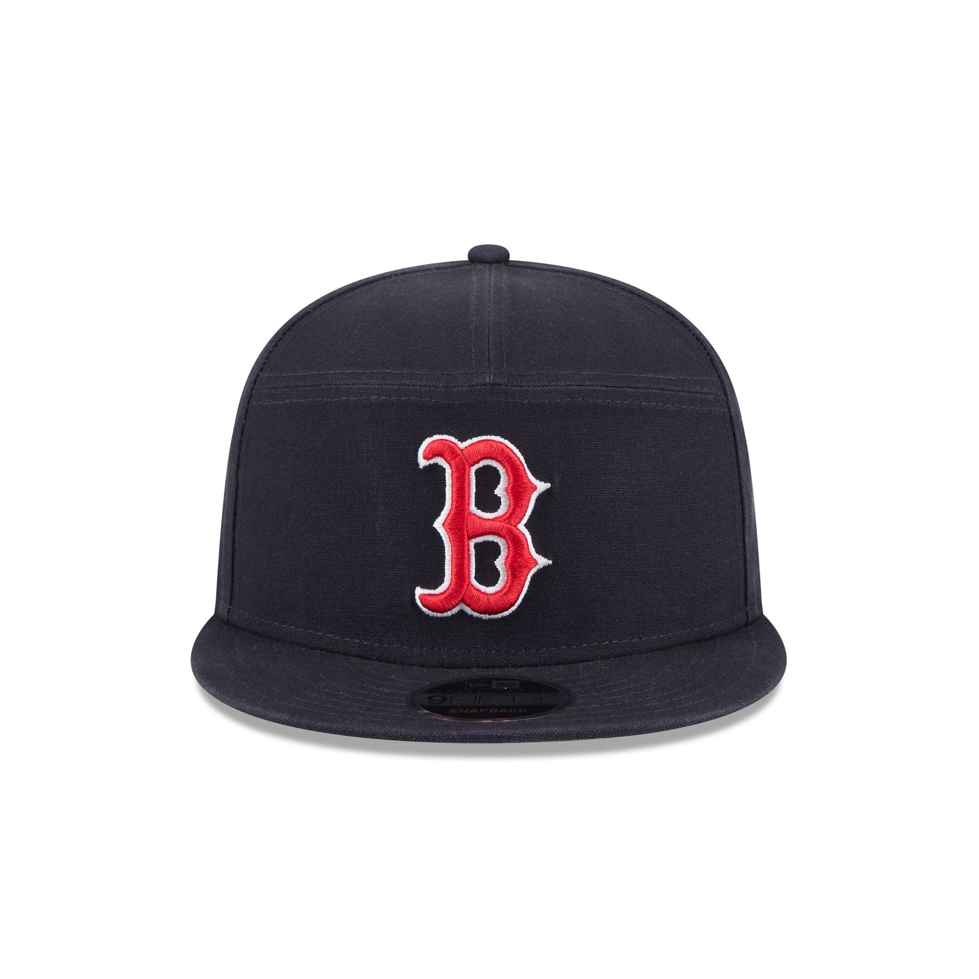 Boston Red Sox Cotton Canvas Split Panel 9FIFTY Trucker Hat