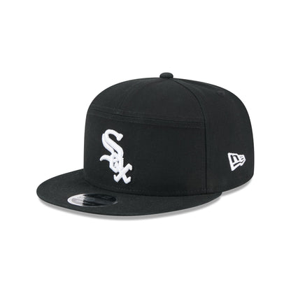 Chicago White Sox Cotton Canvas Split Panel 9FIFTY Trucker Hat
