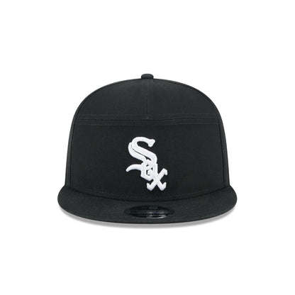 Chicago White Sox Cotton Canvas Split Panel 9FIFTY Trucker Hat