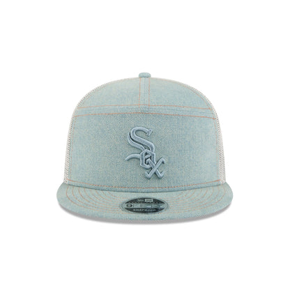 Chicago White Sox Denim Split Panel 9FIFTY Trucker Hat