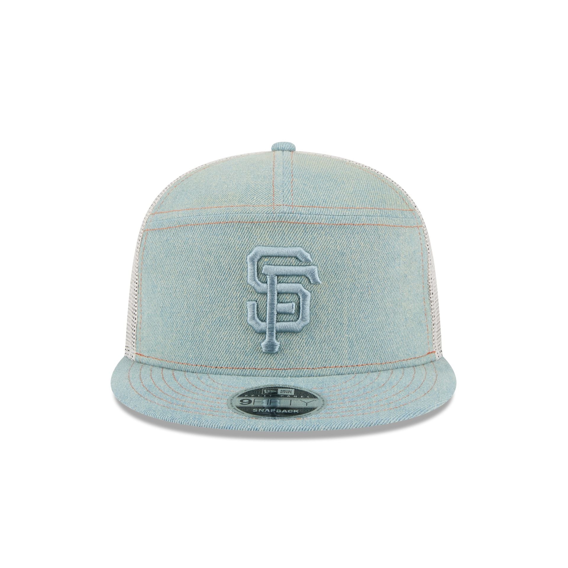 San Francisco Giants Denim Split Panel 9FIFTY Trucker Hat