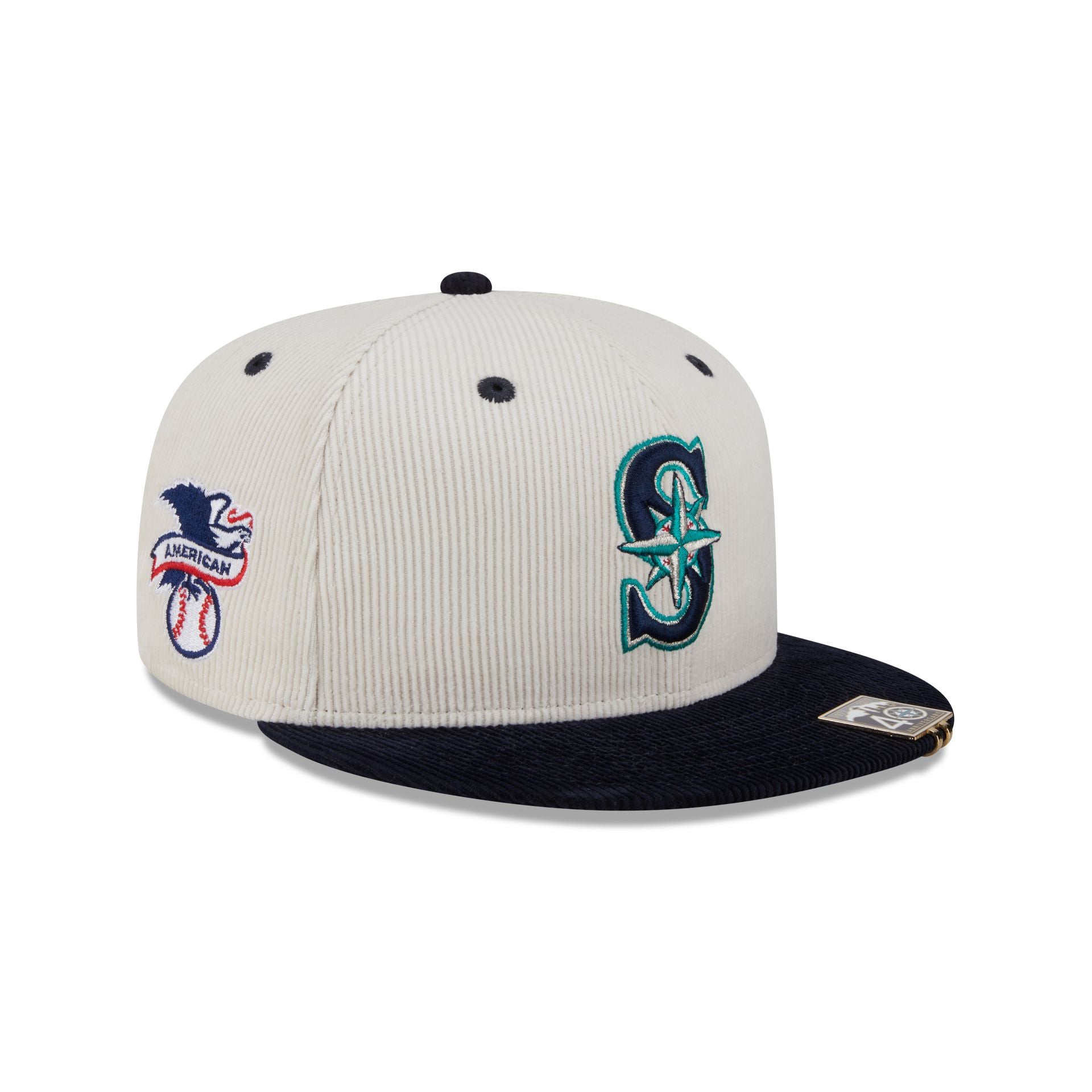 Seattle Mariners Two Tone Cord 59FIFTY Fitted Hat
