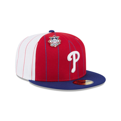 Philadelphia Phillies Pinstripe League Pin 59FIFTY Fitted Hat